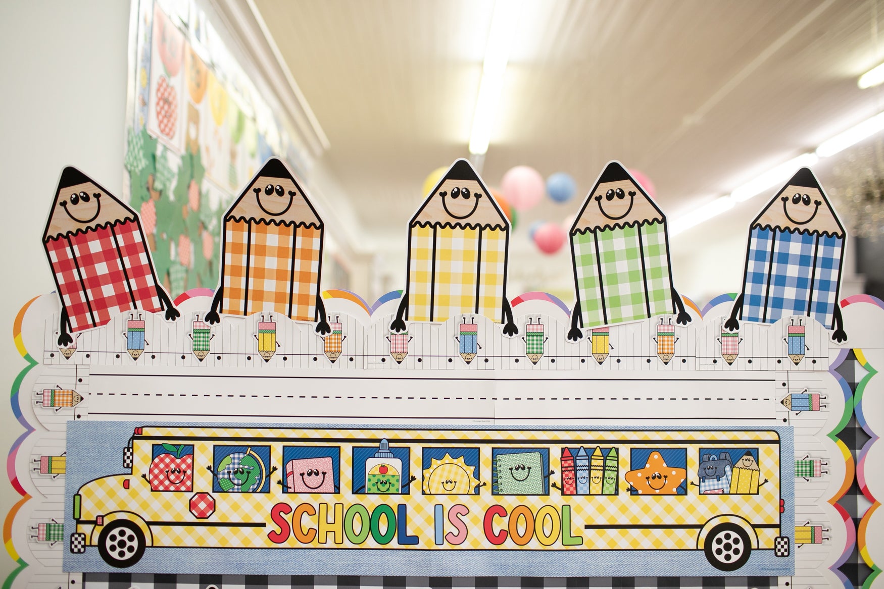 Printable Retro School Supplies Buddies Toppers | 90s Teacher