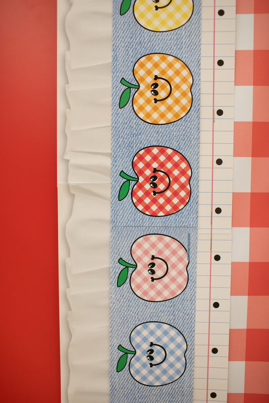 90's Notebook Retro Bulletin Board Border | 90s Teacher