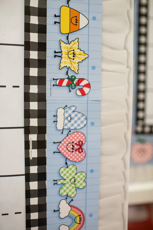 Happy Little Moments Retro Bulletin Board Border | 90s Teacher
