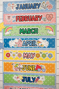 Load image into Gallery viewer, Retro Calendar Bulletin Board Set | 90s Teacher
