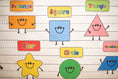 Load image into Gallery viewer, Printable Retro Shape People | 90s Teacher
