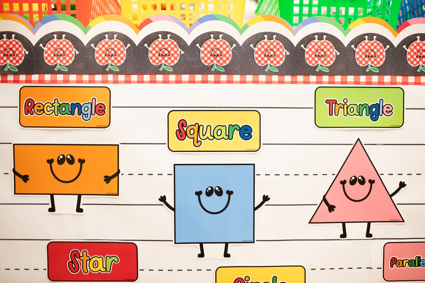Printable Retro Shape People | 90s Teacher