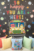 Load image into Gallery viewer, Retro Happy You Are Here Bus Door Decor Set | 90s Teacher
