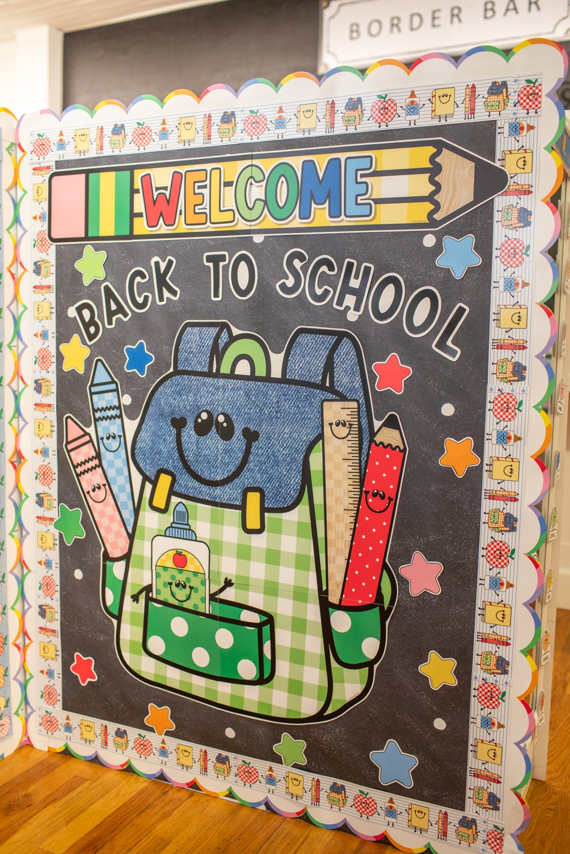Chalk & Dots Bulletin Board Paper 25ft. | Schoolgirl Style x Fadeless®
