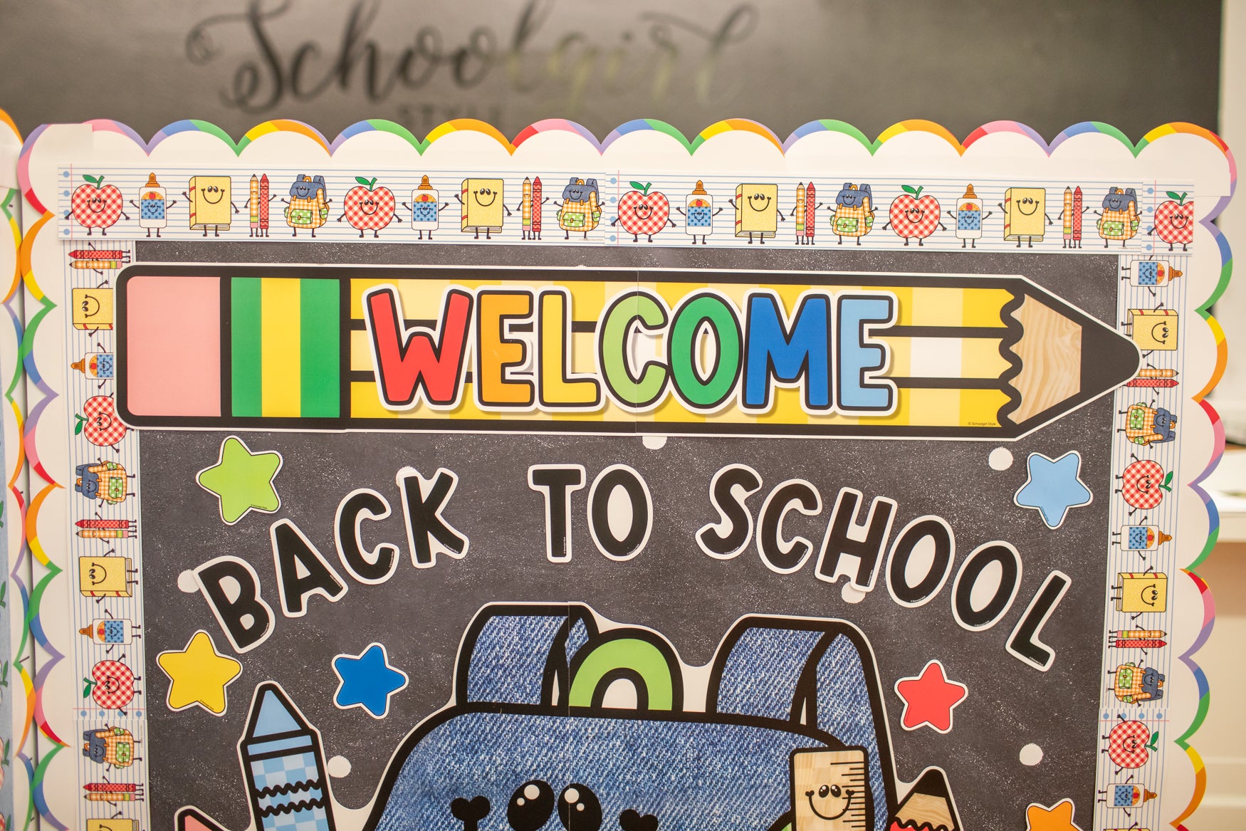 Welcome Back To School Retro Bulletin Board Set | 90s Teacher
