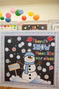 Load image into Gallery viewer, Retro Winter Snow Place Like Our Class Bulletin Board Set | 90s Teacher
