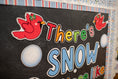 Load image into Gallery viewer, Retro Winter Snow Place Like Our Class Bulletin Board Set | 90s Teacher
