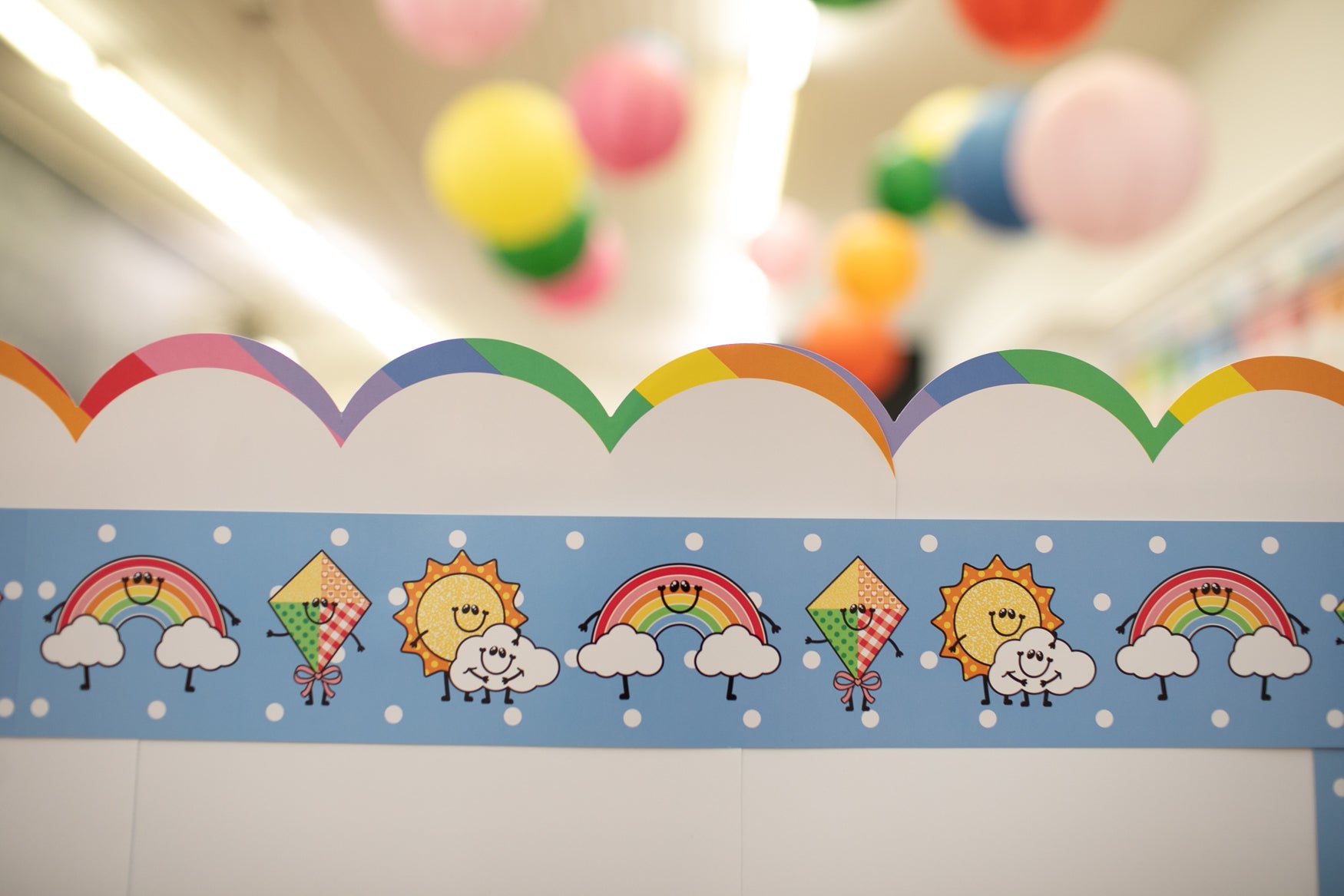Sunshine and Smiles Retro Bulletin Board Border | 90s Teacher