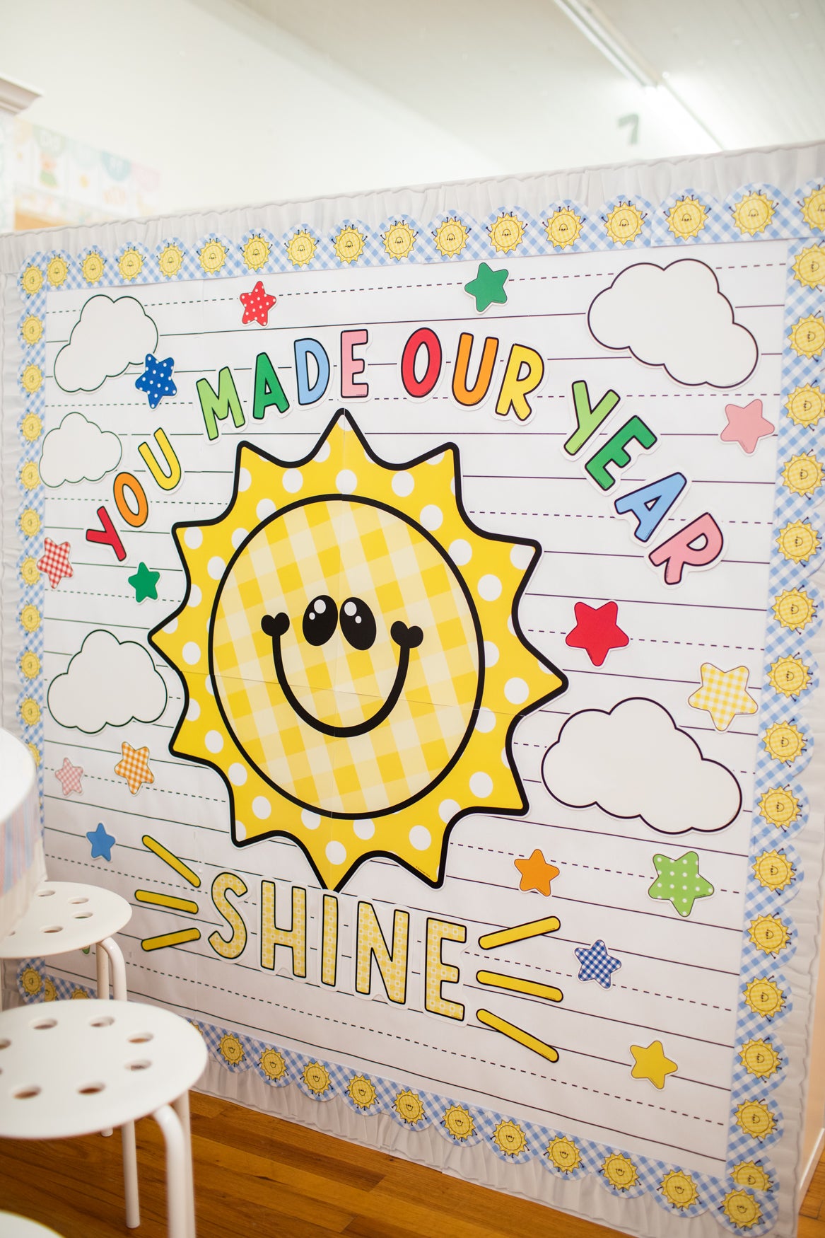 Sunshine Scallops Retro Bulletin Board Border | 90s Teacher
