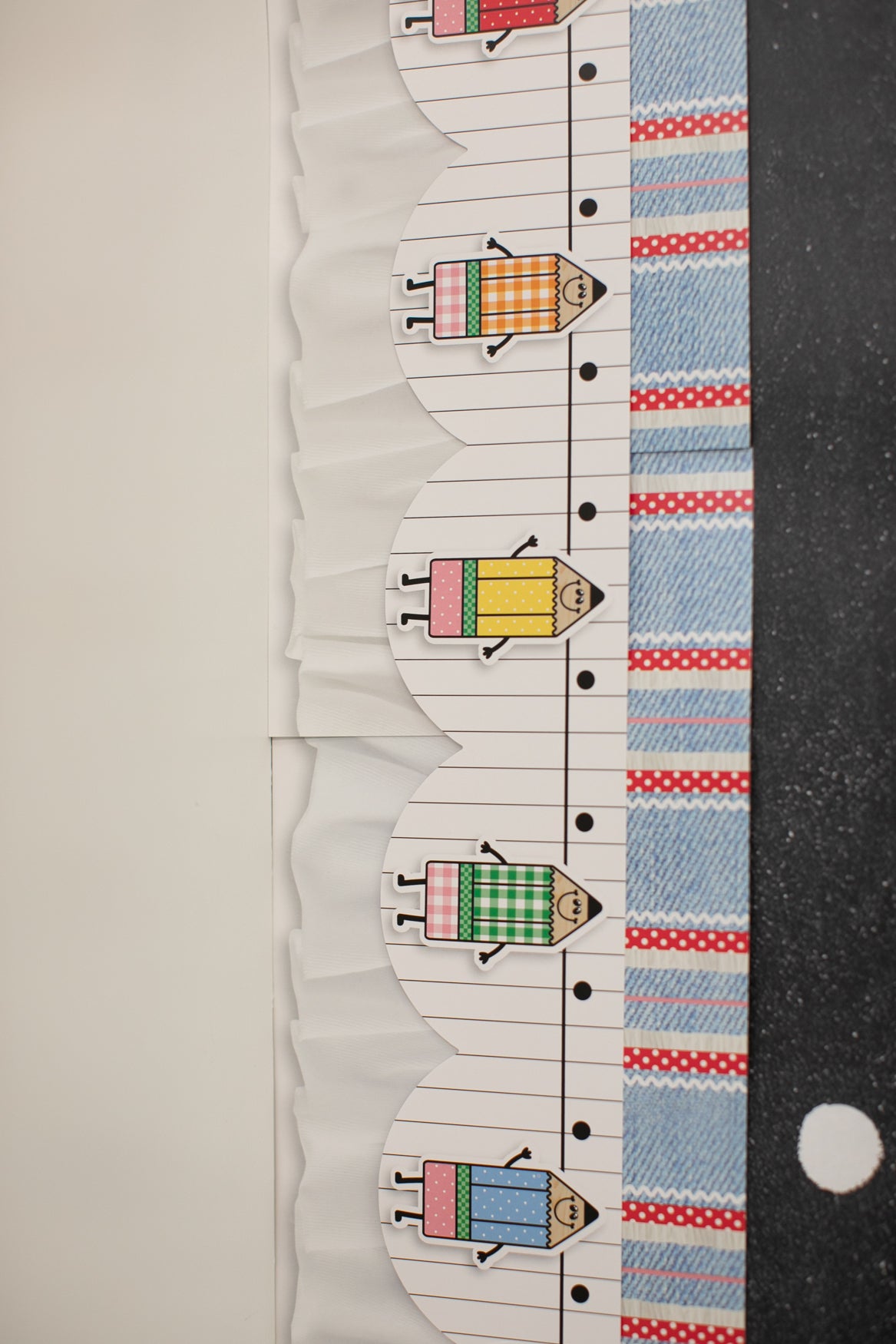 Schoolyard Stitch Retro Bulletin Board Border | 90s Teacher