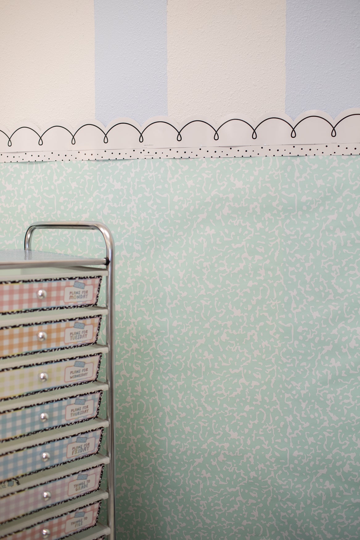 Sophomore Year – Mint Composition Bulletin Board Paper | Schoolgirl Style x Fadeless®