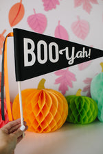 Boo Yah! Felt Pennant Banner │ Halloween │ Schoolgirl Style