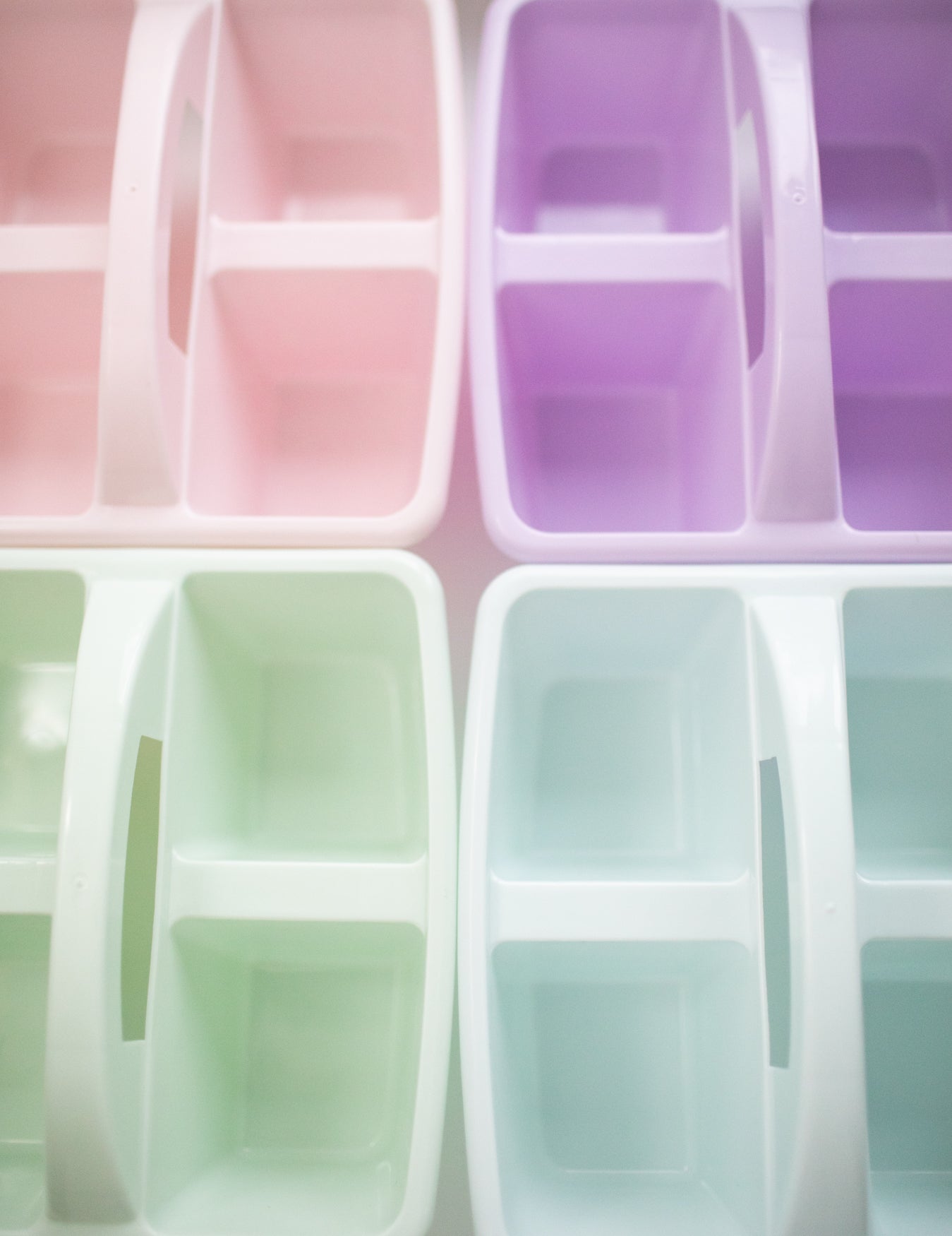 Pastel Classroom Caddies Set of 6 | Plastic Organizer for Teacher Storage