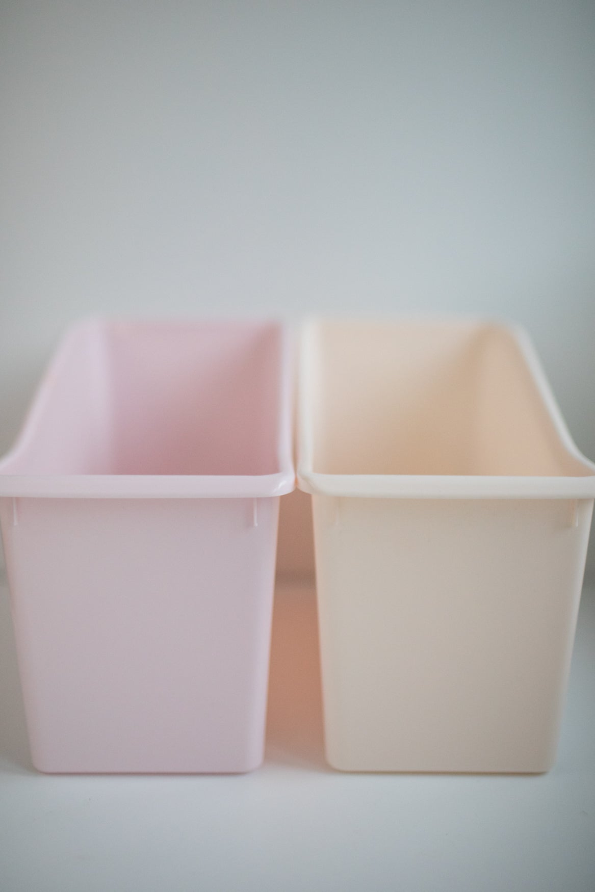 Pastel Classroom Book Bins Set of 12 | Plastic Library Storage Organizer for Teachers