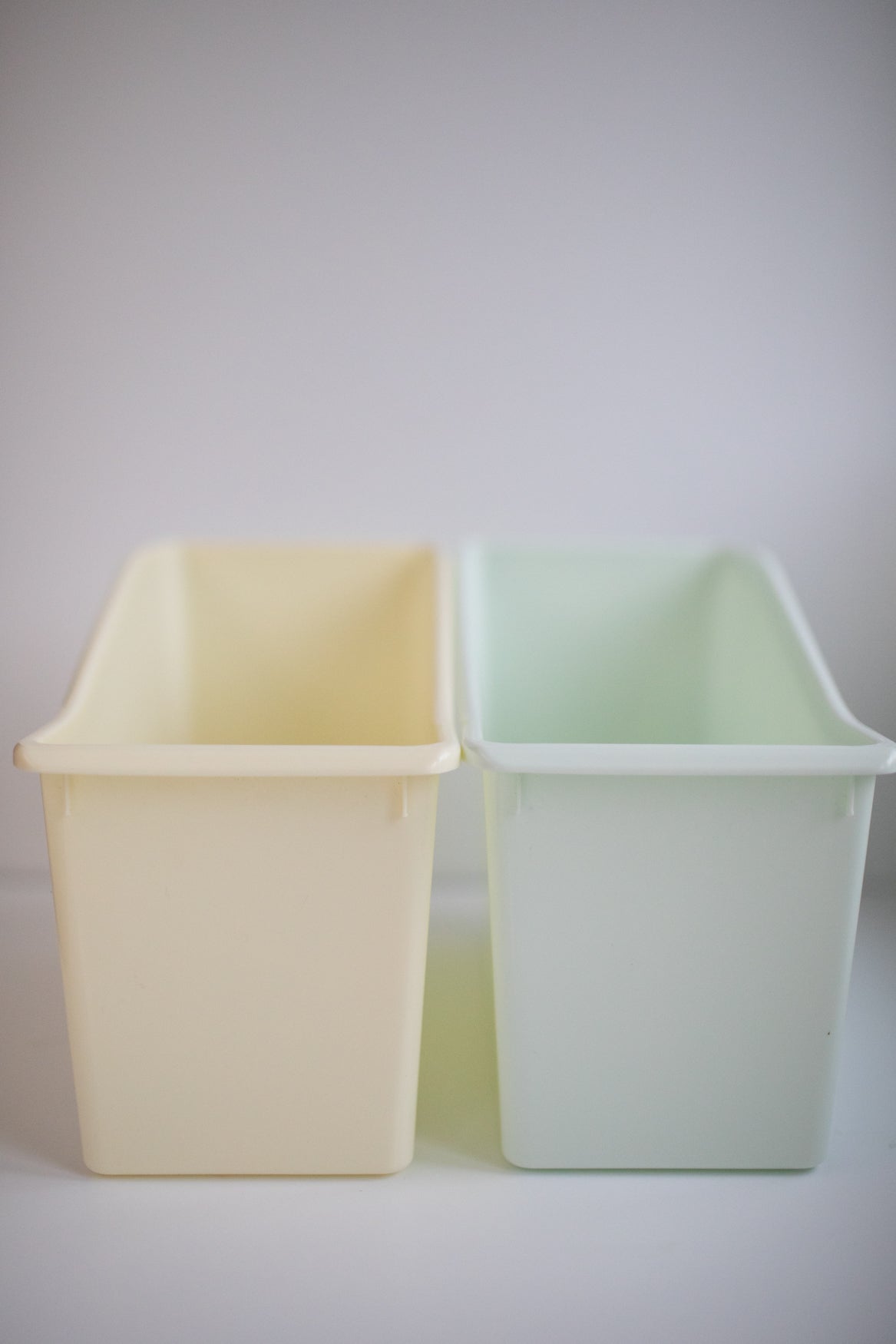 Pastel Classroom Book Bins Set of 12 | Plastic Library Storage Organizer for Teachers