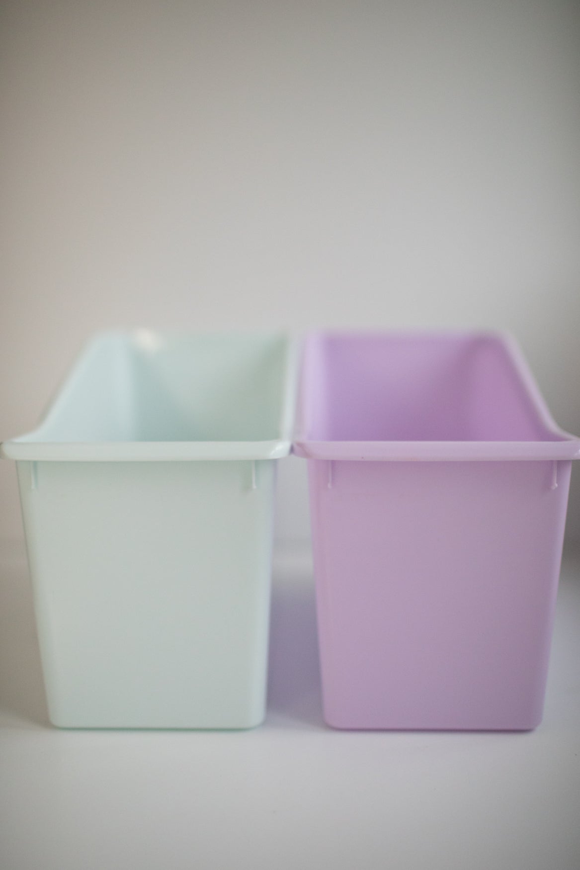 Pastel Classroom Book Bins Set of 12 | Plastic Library Storage Organizer for Teachers