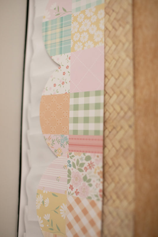 Hand Stitched With Love Bulletin Board Border | Miss Honey's Cottage Classroom