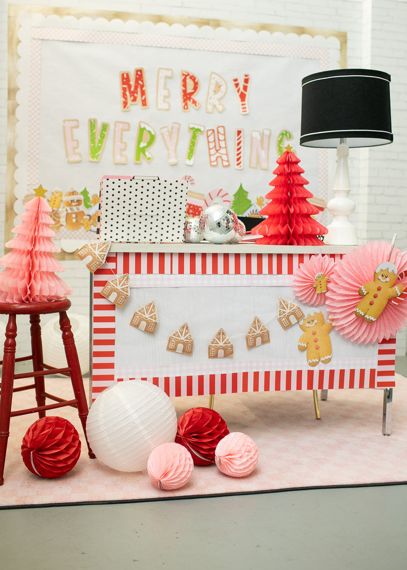 Merry Everything Christmas Digital Decor | Christmas Bulletin Board Set | UPRINT | Schoolgirl Style
