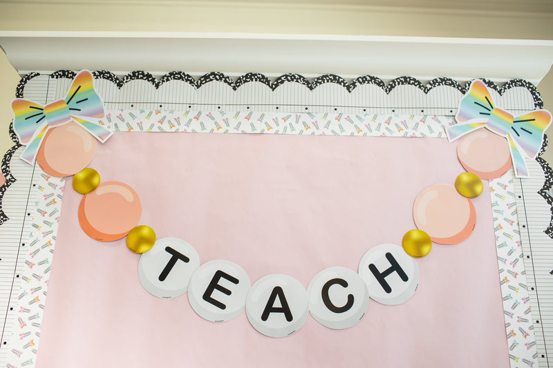 printable pastel classroom decor