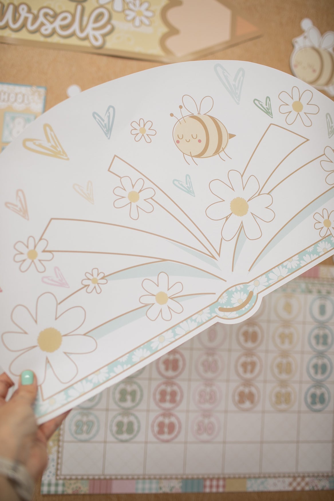 Bees and Book Calming Calendar Topper | Miss Honey's Cottage Classroom