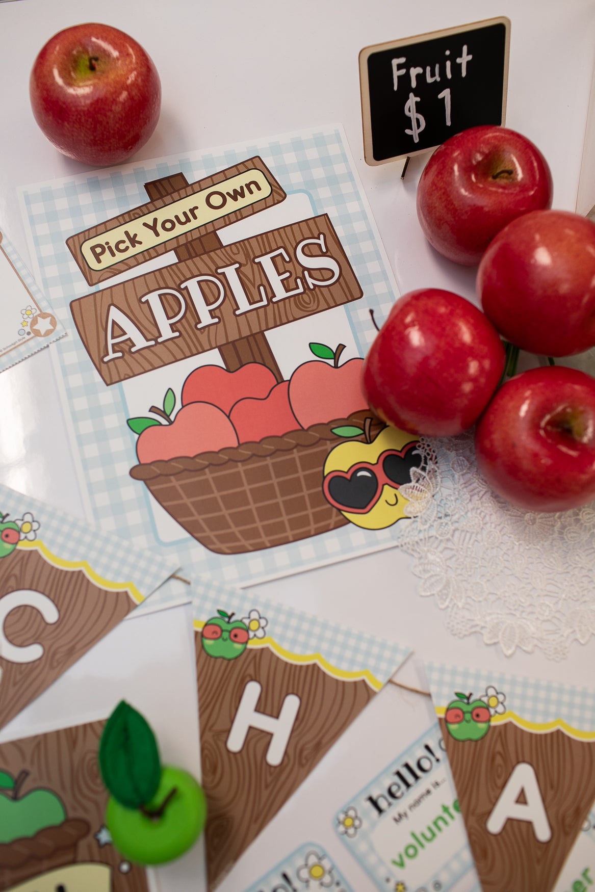 September Dramatic Play Apple Orchard