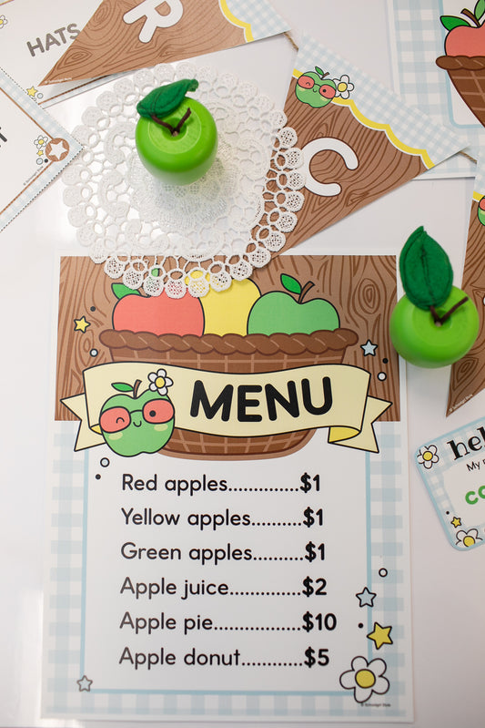 September Dramatic Play Apple Orchard