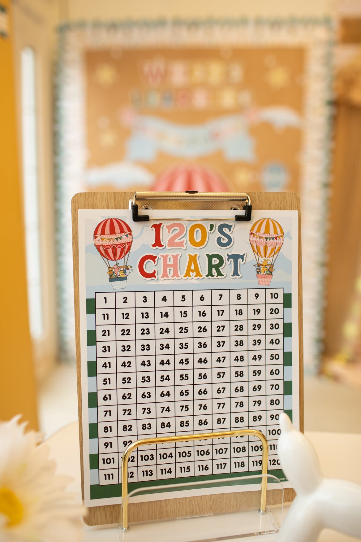 Printable Vintage 120s Chart | Storybook Circus
