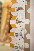 Load image into Gallery viewer, Carousel Sunset Striped Bulletin Board Border | Storybook Circus
