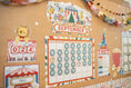 Load image into Gallery viewer, Vintage Circus Calendar Bulletin Board Set | Storybook Circus
