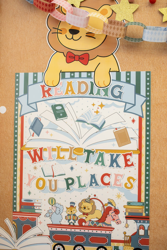 Reading Will Take You Places Poster | Storybook Circus