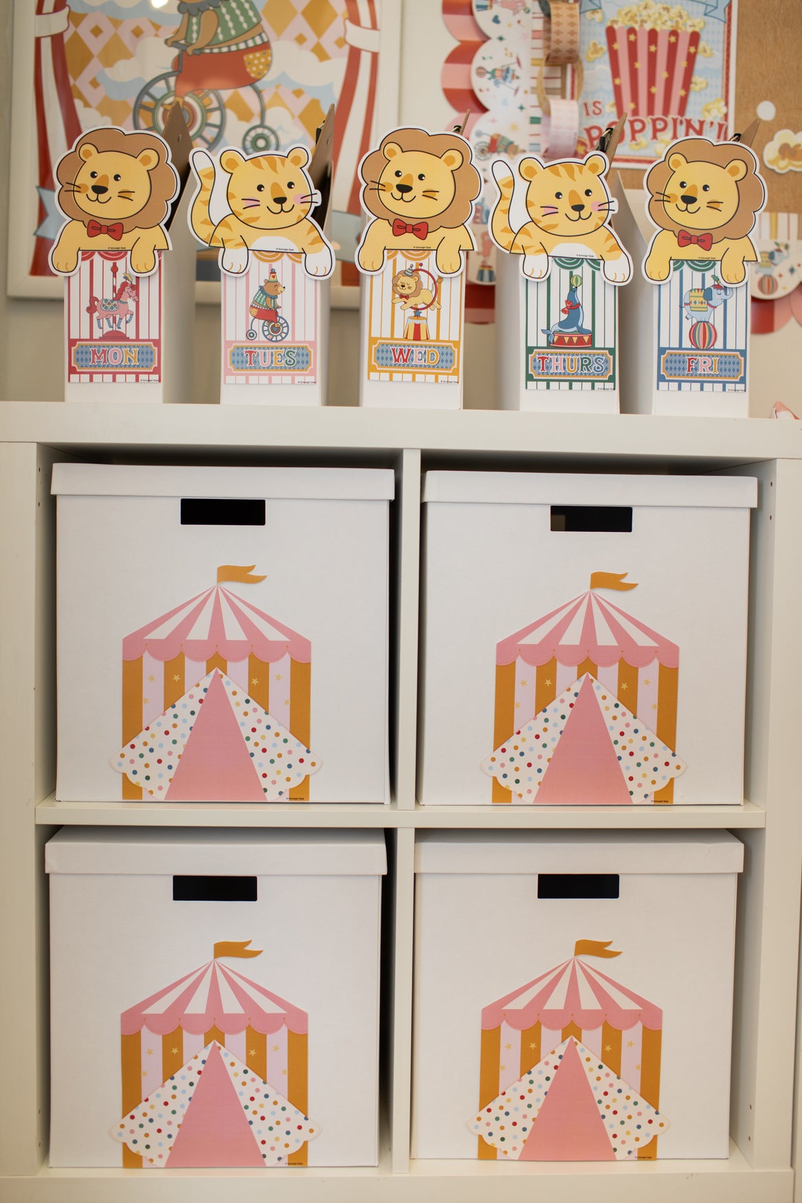 Printable Vintage Circus Tents Cutouts | Storybook Circus