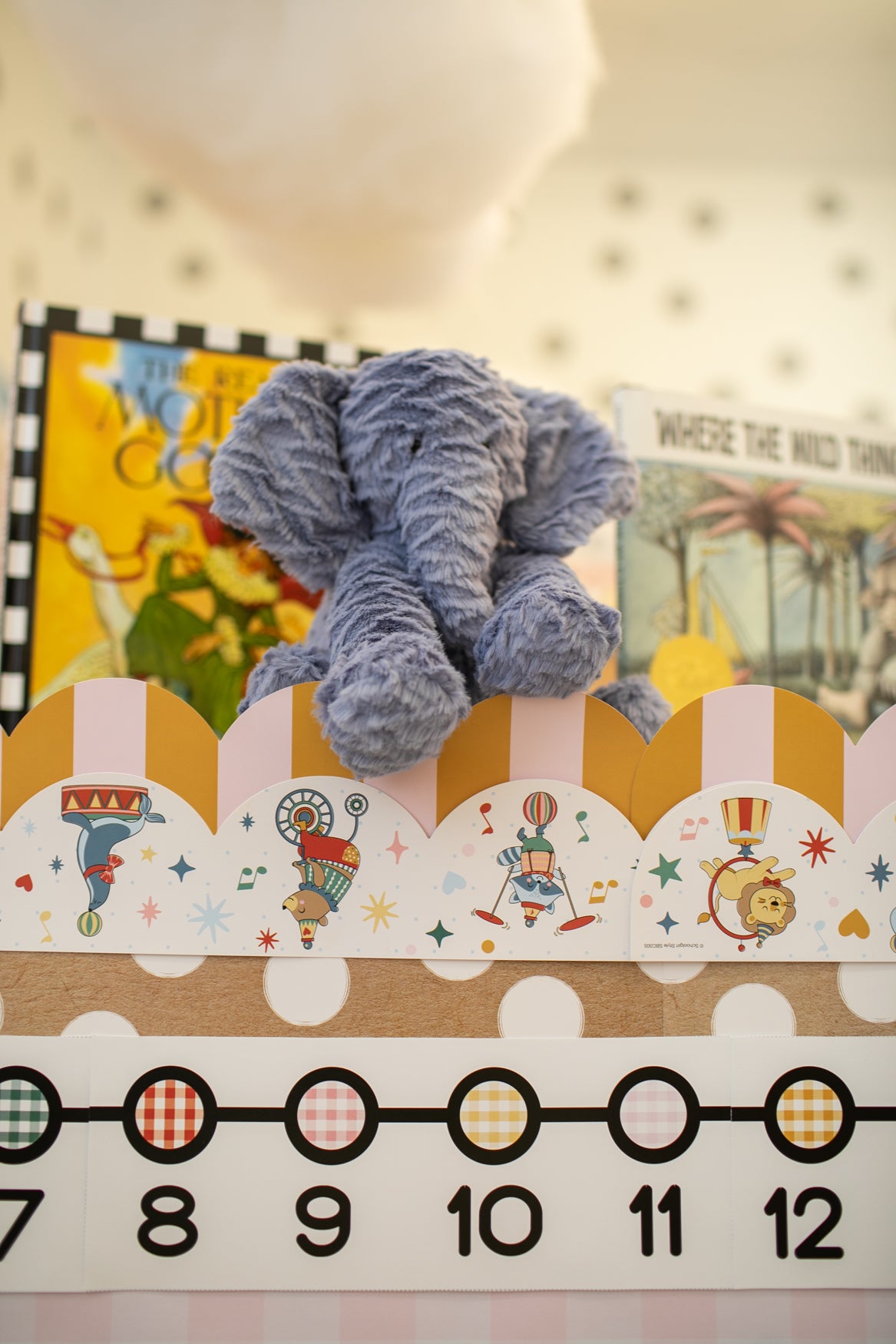 Printable Vintage Number Line 0-135 | Storybook Circus