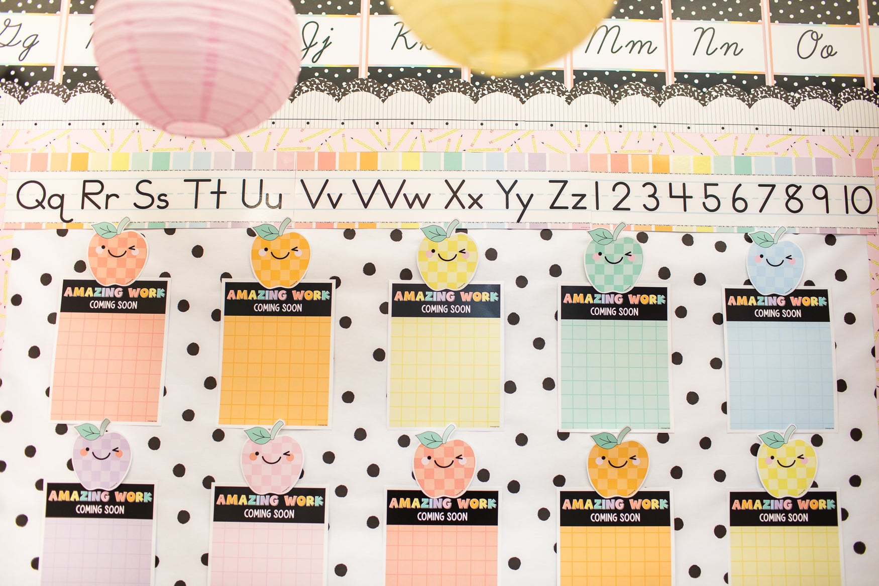 Student Work Displays | Saved By The Pastel | Printable Classroom Deco ...