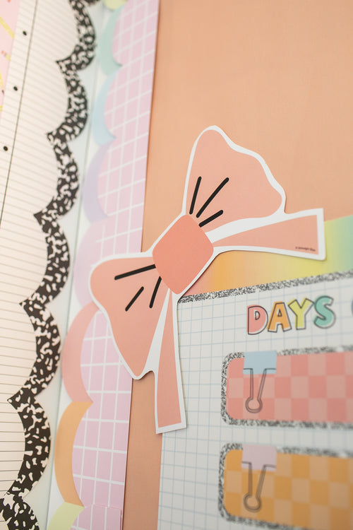On Wednesdays We Wear Pink | Bulletin Board Borders | Printable Classroom Decor | Schoolgirl Style