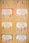 Load image into Gallery viewer, Printable Vintage Editable Classroom Jobs Bulletin Board Set | Storybook Circus
