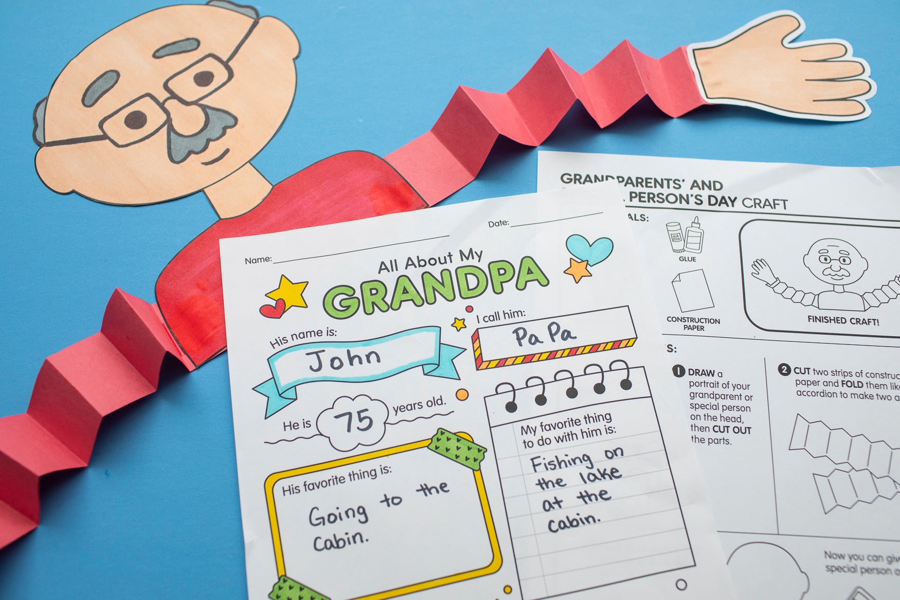 Grandparents' Day & Special Person's Day Crafts & Craftivities