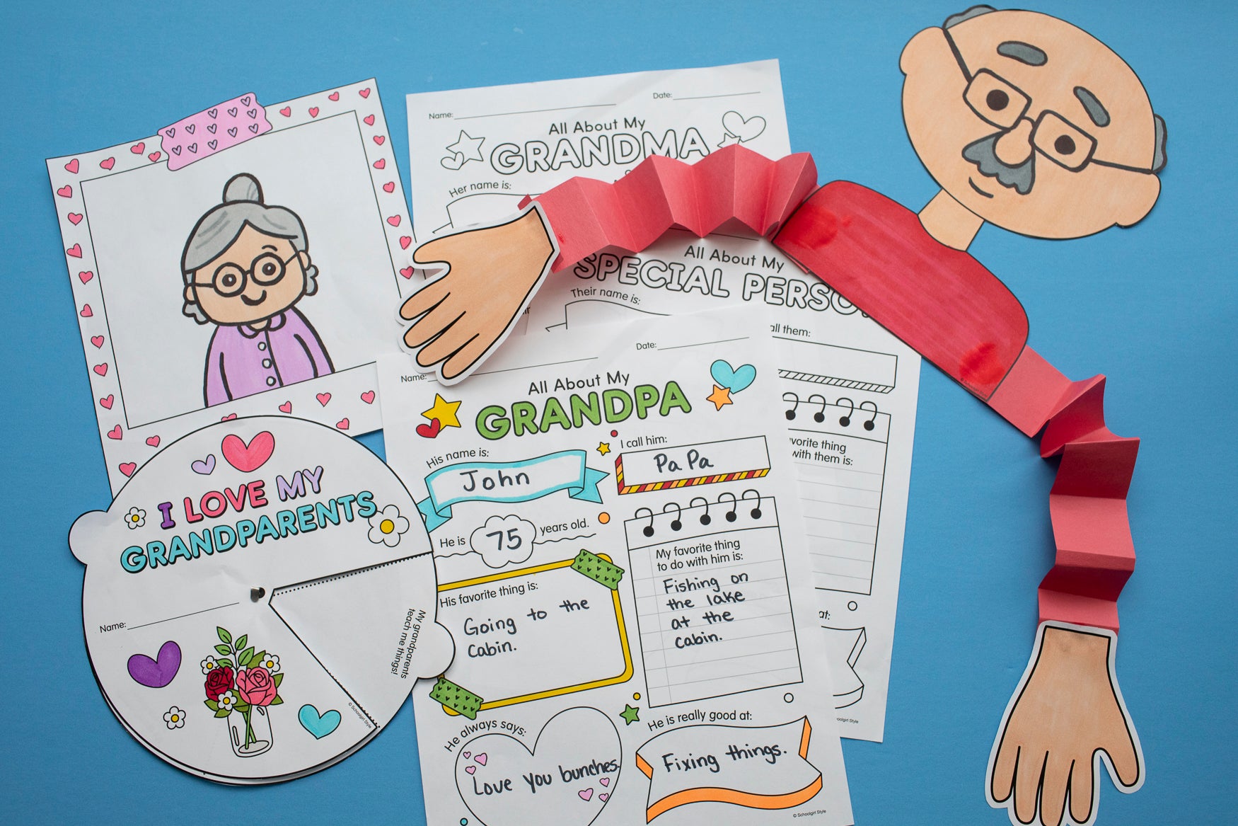 Grandparents' Day & Special Person's Day Crafts & Craftivities