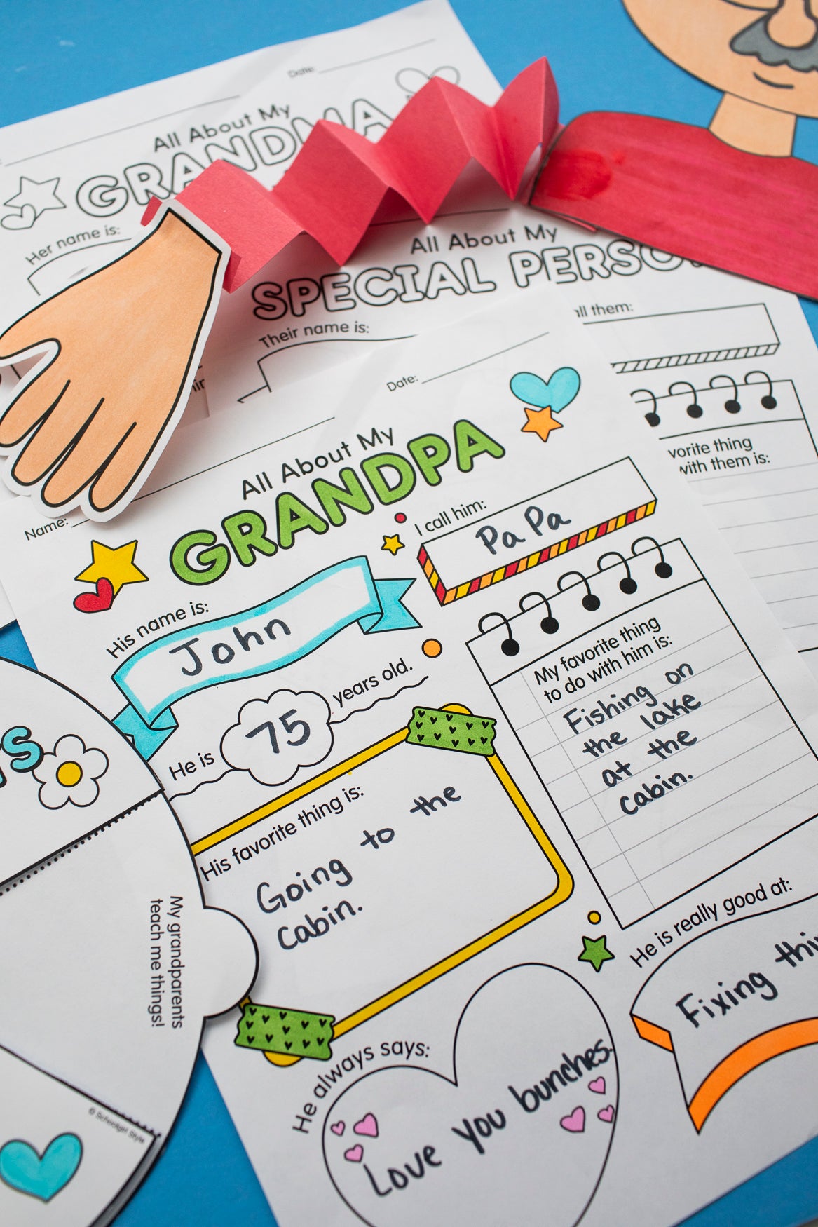 Grandparents' Day & Special Person's Day Crafts & Craftivities