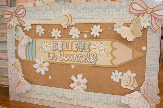 Believe In Yourself Pencil Calming Statement Piece | Miss Honey's Cottage Classroom