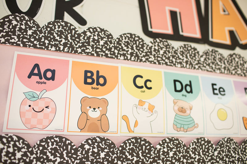 printable pastel classroom decor