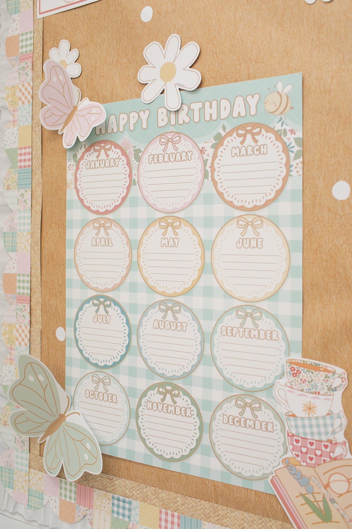 Calming Birthday Chart | Miss Honey's Cottage Classroom