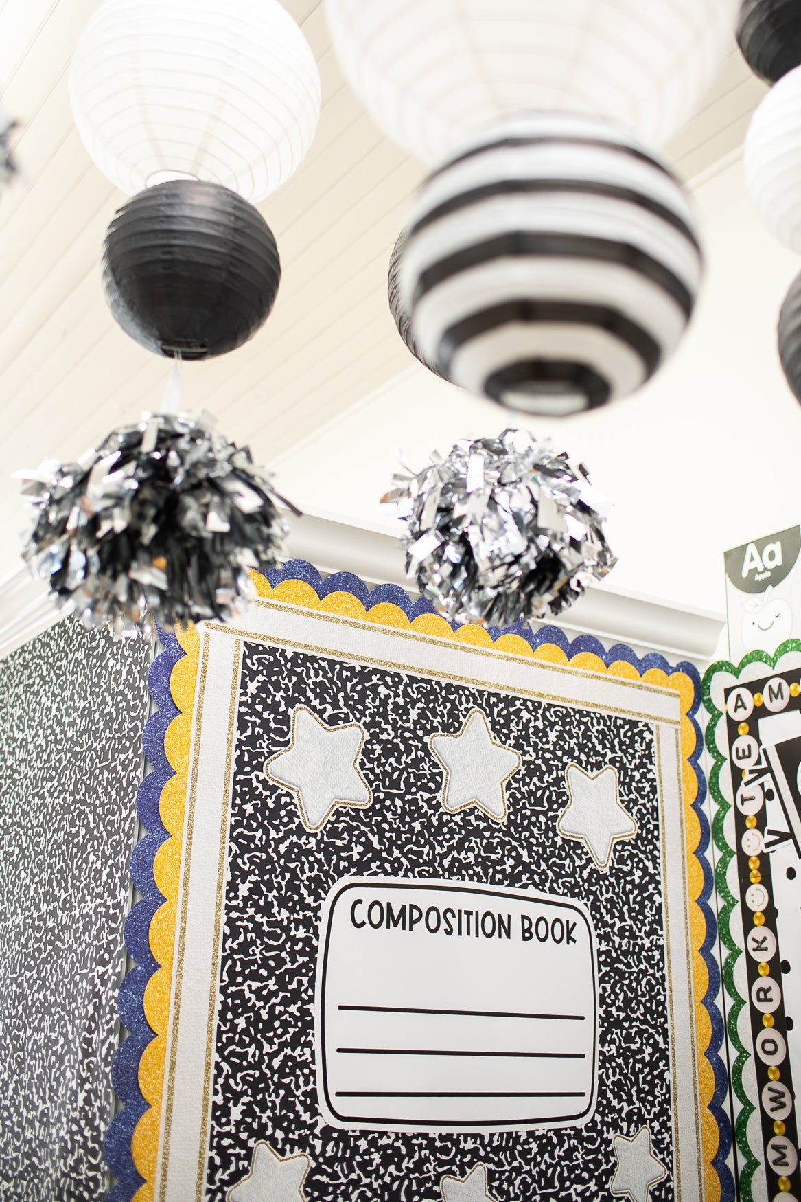 'Senior Year' Composition Notebook Bulletin Board Paper 25ft. | School ...
