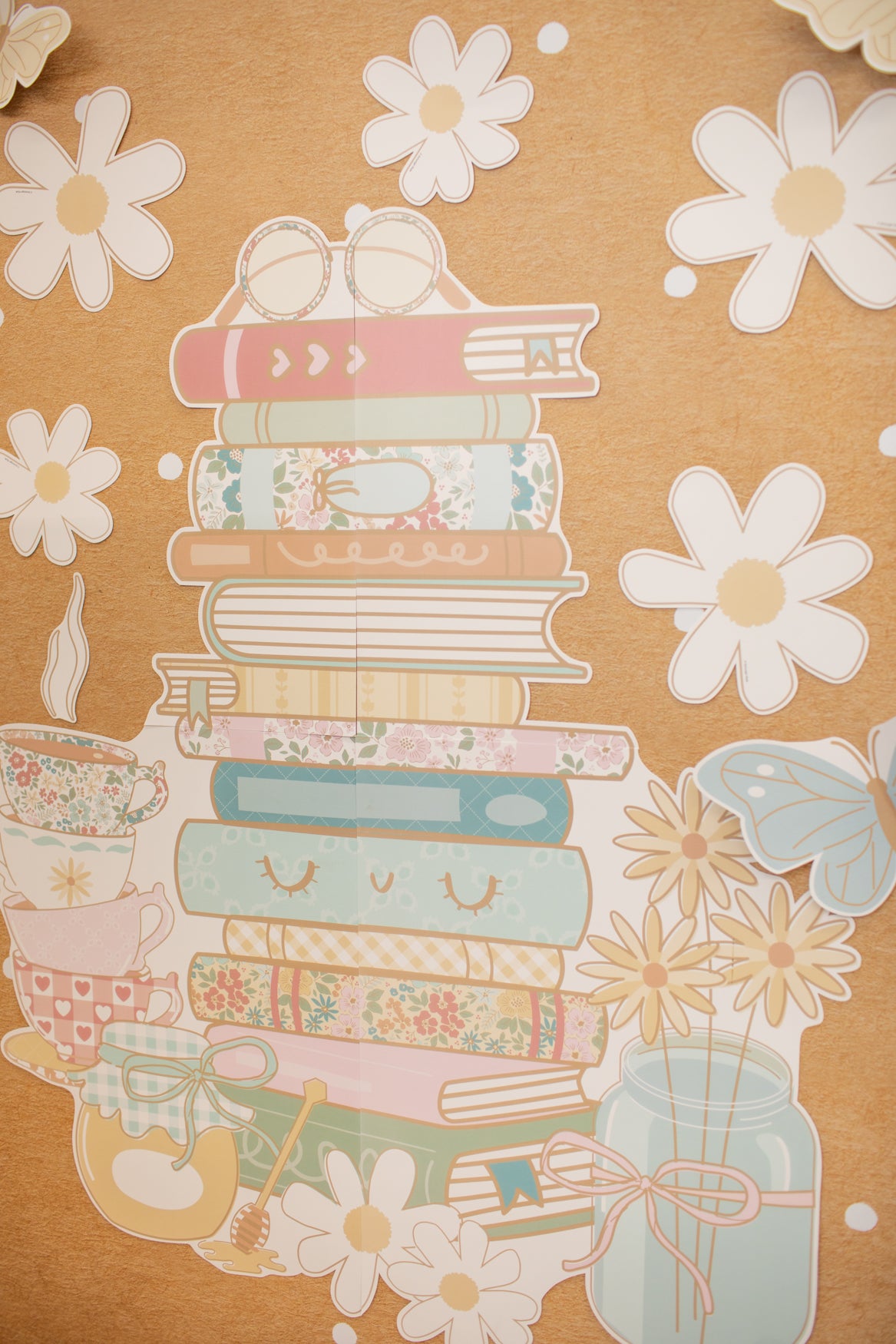 Printable Book Stack Jumbo Cutout | Miss Honey's Cottage Classroom