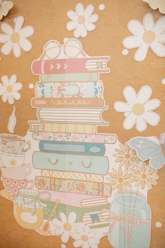 Printable Book Stack Jumbo Cutout | Miss Honey's Cottage Classroom