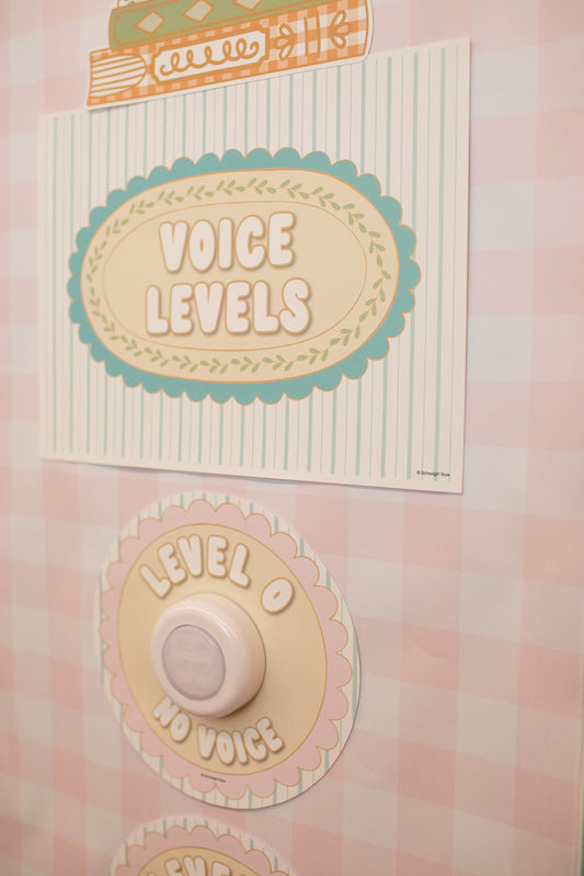 Printable Calming Voice Level Set | Miss Honey's Cottage Classroom