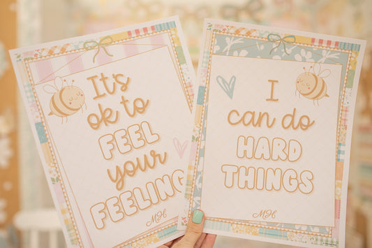 Printable Calming Corner Bulletin Board Set | Miss Honey's Cottage Classroom