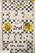 Load image into Gallery viewer, Printable White Patch Bulletin Board Letters | School Spirit
