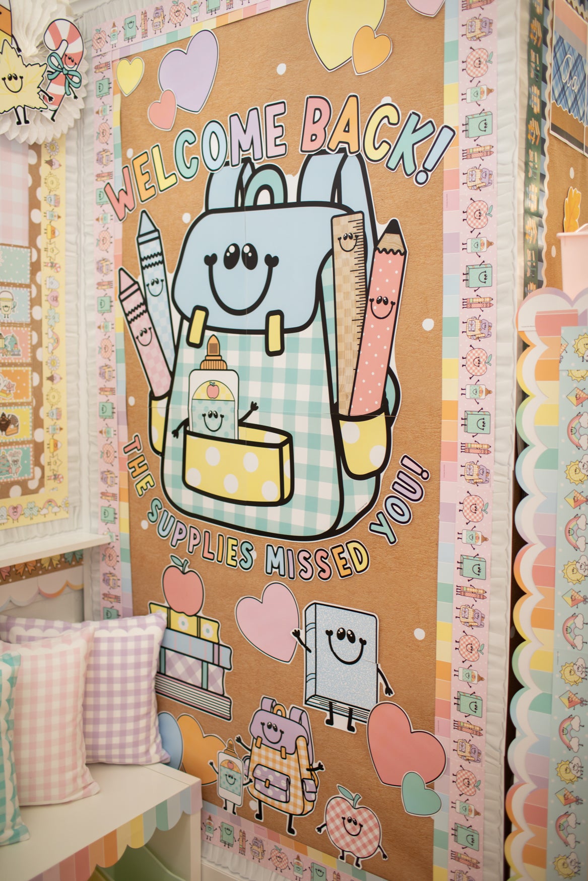 Welcome Back Bulletin Board Set | A Year In Pastel