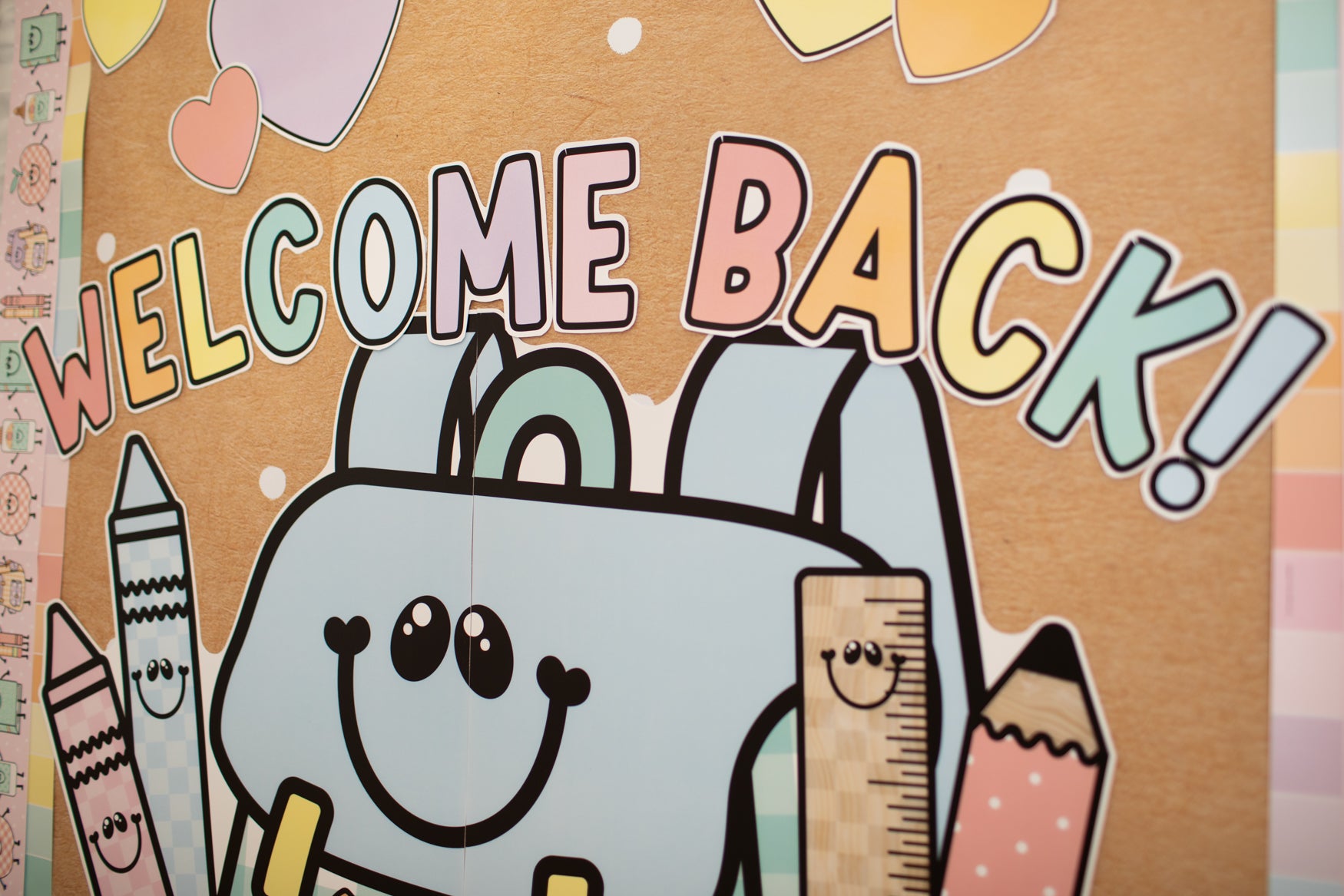 Welcome Back Bulletin Board Set | A Year In Pastel