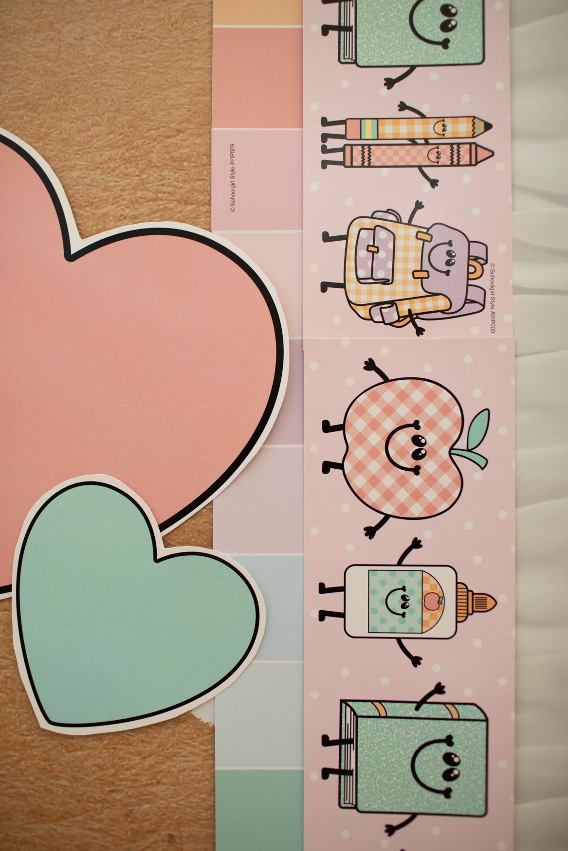 Back To School Friends Bulletin Board Border | A Year In Pastel